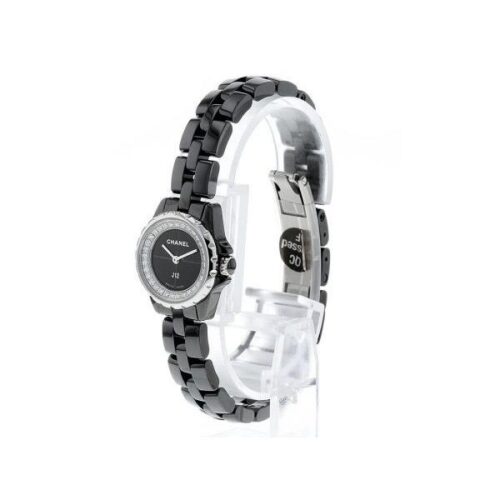 シャネル J12 XS 19mm ブラックセラミック ダイヤモンド 0.27ct H5235 CHANEL 腕時計 ベゼルダイヤ レディース